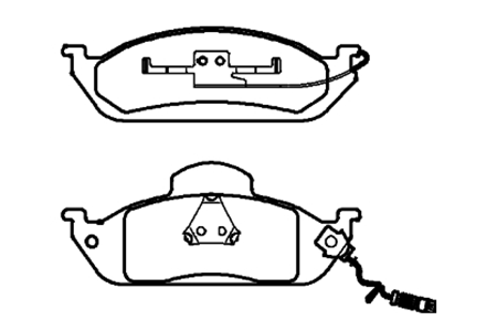 BY-1003奔驰W163刹车片