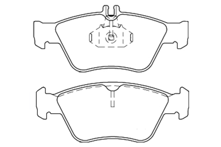 鞍山BY-1001奔驰C系列 CLK系列 E系列刹车片