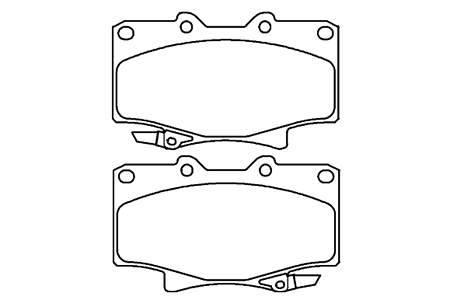十堰BY-4003丰田霸道 普拉多2700 巡洋舰刹车片