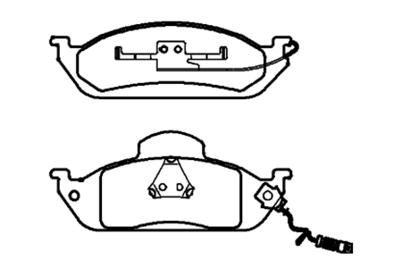BY-1003奔驰W163刹车片