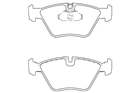 河南BY-2003宝马老五系刹车片