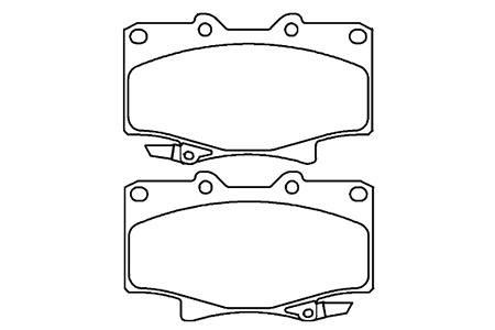 BY-4003丰田霸道 普拉多2700 巡洋舰刹车片